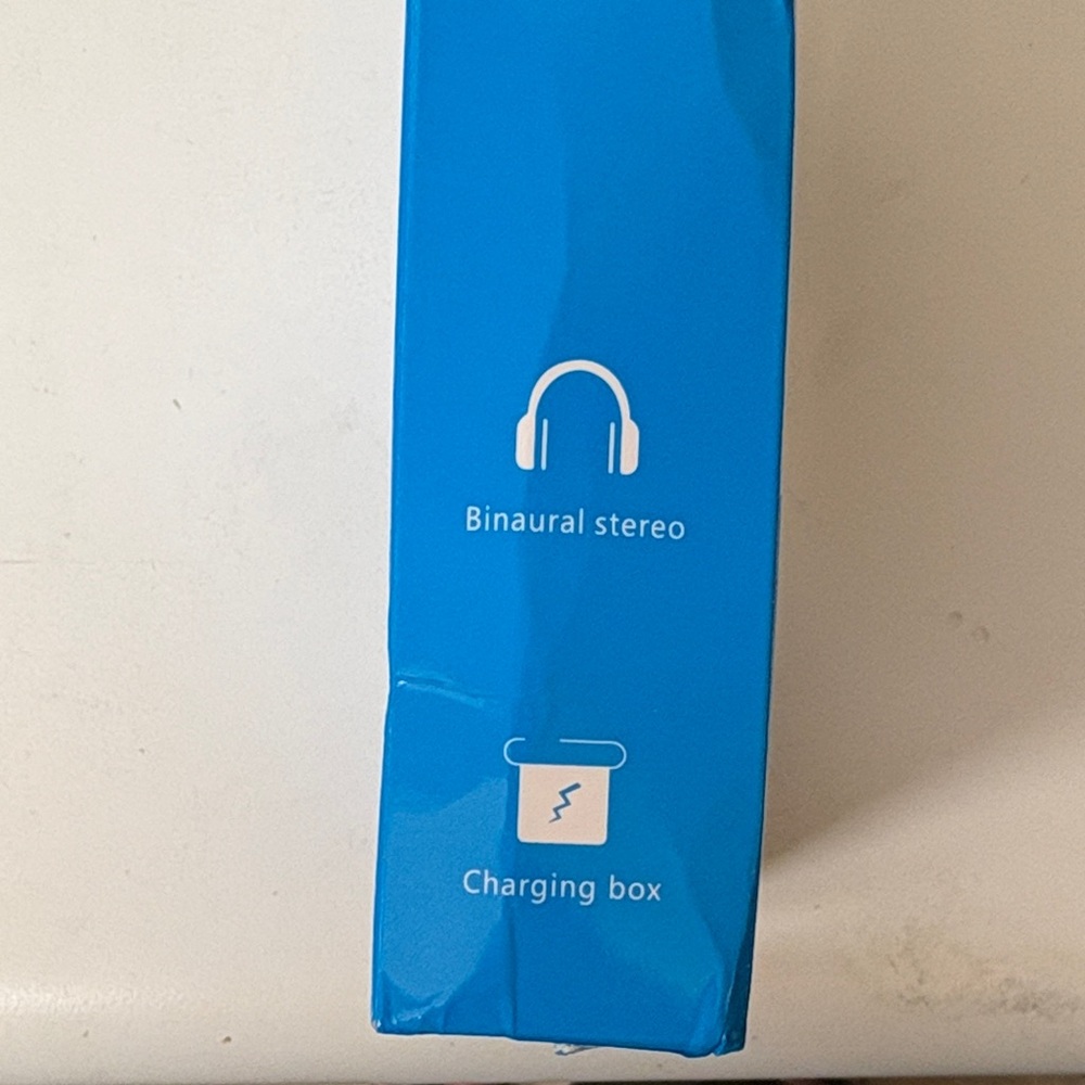True & Co. Blue Wireless Headset Packaging - Picture 3 of 3